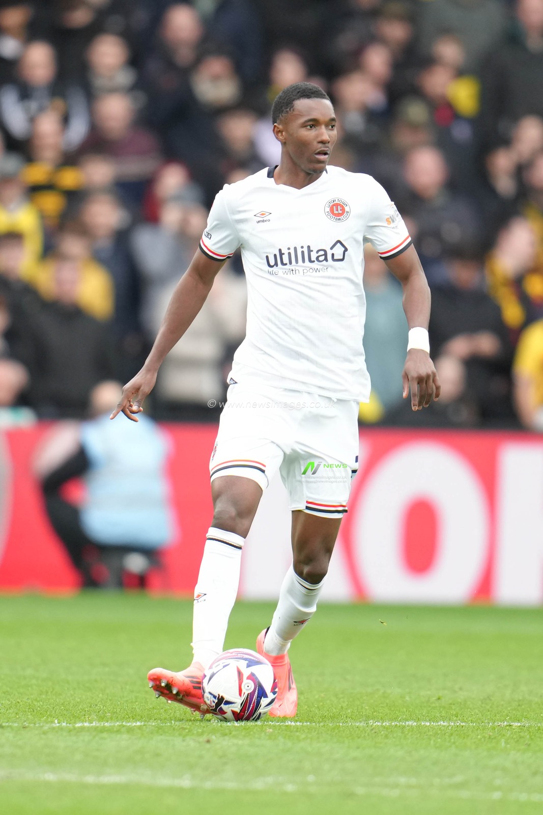 Christ Makosso of Luton Town during the Sky Bet Championship match Watford vs Luton Town at Vicarage Road, Watford, United Kingdom, 23rd February 2025

(Photo by Harvey Murphy/News Images)