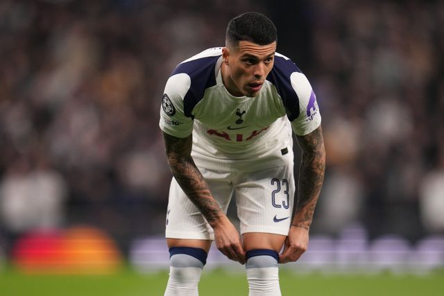 Pedro Porro of Tottenham Hotspur during the UEFA Champions League match Tottenham Hotspur vs Atletico Madrid at Tottenham Hotspur Stadium, London, United Kingdom on 18 March 2026

(Photo by Harvey Murphy/News Images)