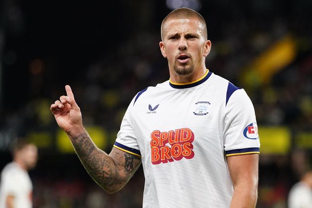 Harry Clarke of Preston North End during the Sky Bet Championship match Watford vs Preston North End at Vicarage Road, Watford, United Kingdom on 08 September 2026

(Photo by Harvey Murphy/News Images)