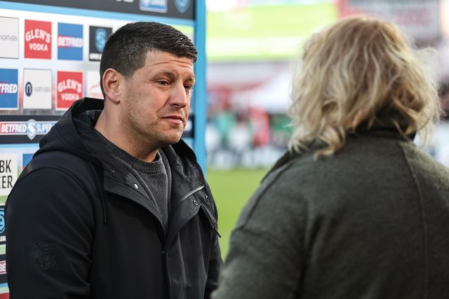 Matt Peet Head Coach of Wigan Warriors during the Betfred Super League Round 9 match Hull KR vs Wigan Warriors at Sewell Group Craven Park, Kingston upon Hull, United Kingdom, 26th April 2024

(Photo by Mark Cosgrove/News Images)