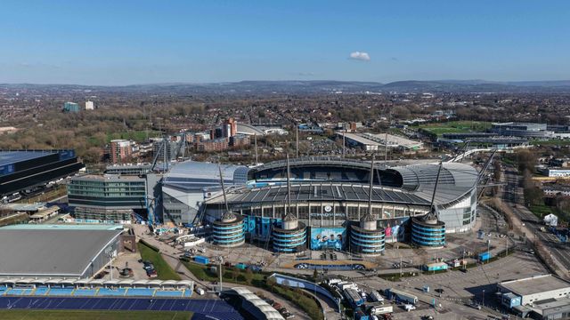 An aerial view of The Etihad Stadium during the Premier League match Manchester City vs Nottingham Forest at Etihad Stadium, Manchester, United Kingdom on 04 March 2026

(Photo by Mark Cosgrove/News Images)