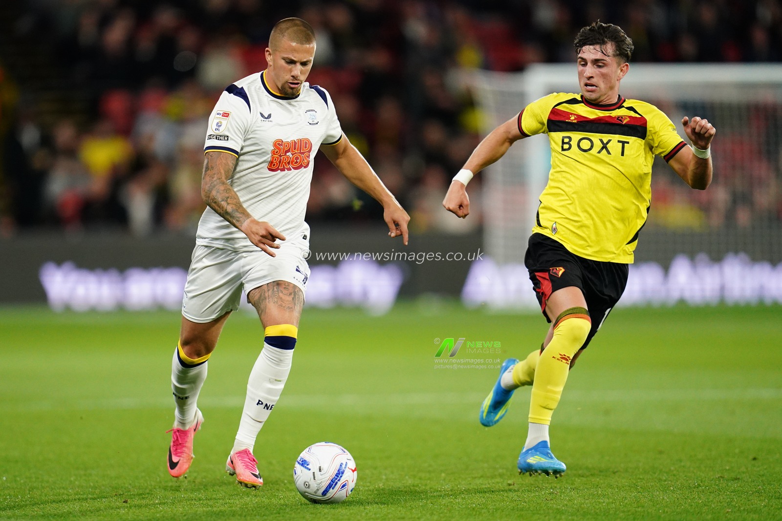 during the Sky Bet Championship match Watford vs Preston North End at Vicarage Road, Watford, United Kingdom on 08 September 2026

(Photo by Harvey Murphy/News Images)