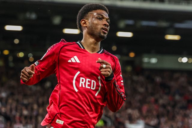 Amad Diallo of Manchester United during the Premier League match Manchester United vs Brentford at Old Trafford, Manchester, United Kingdom on 27 April 2026

(Photo by Mark Cosgrove/News Images)