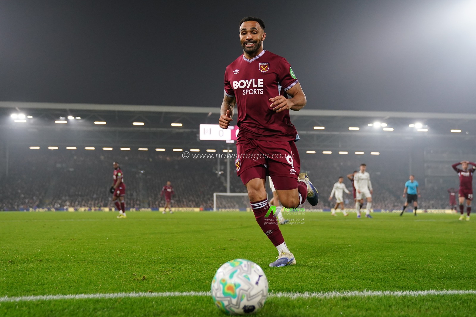 Callum Wilson of West Ham United during the Premier League match Fulham vs West Ham United at Craven Cottage, London, United Kingdom on 04 March 2026

(Photo by Harvey Murphy/News Images)