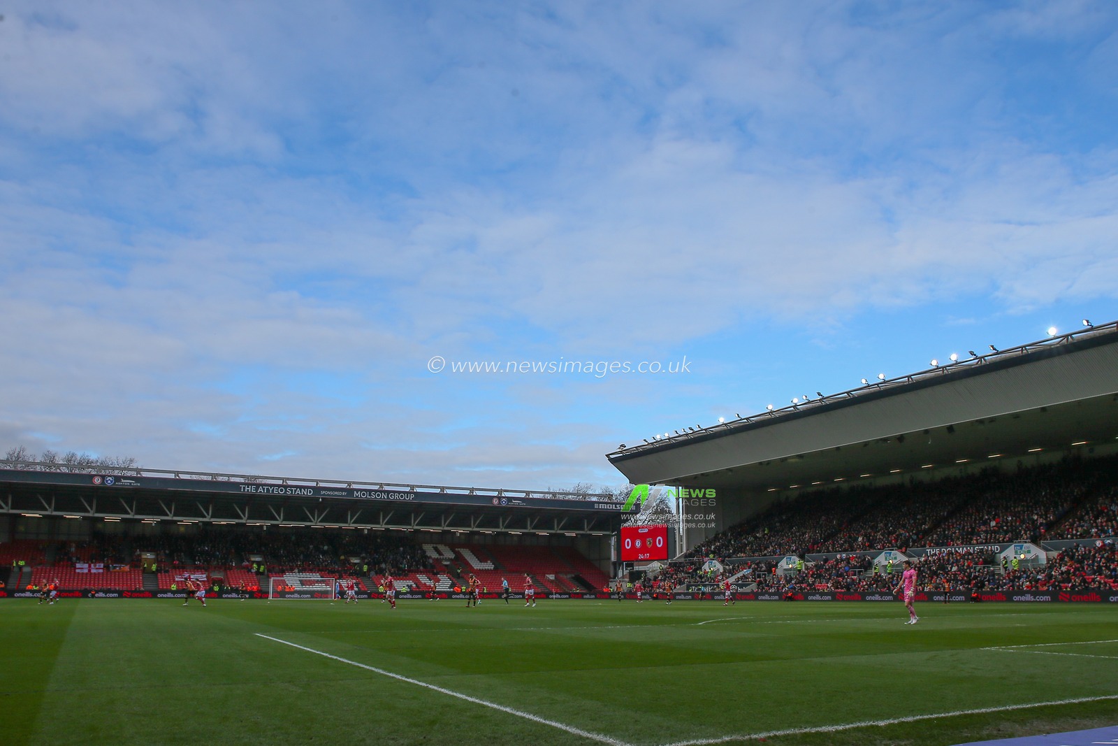 A general view of Ashton Gate during the Sky Bet Championship match Bristol City vs Hull City at Ashton Gate, Bristol, United Kingdom, 25th February 2023

(Photo by Gareth Evans/News Images)