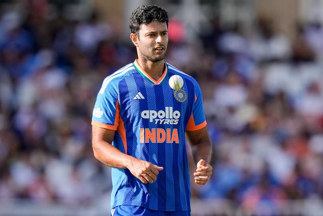 Shivam Dube of India during the Third Vitality T20 International match England vs India at Trent Bridge, Nottingham, United Kingdom on 07 July 2026

(Photo by Maynard Manyowa/News Images)