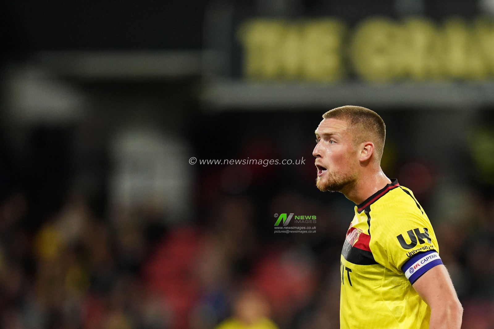 Mattie Pollock of Watford during the Sky Bet Championship match Watford vs Preston North End at Vicarage Road, Watford, United Kingdom on 08 September 2026

(Photo by Harvey Murphy/News Images)