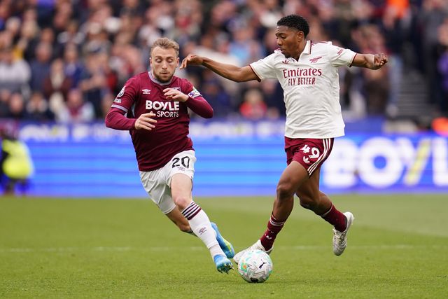 during the Premier League match West Ham United vs Arsenal at London Stadium, London, United Kingdom on 10 May 2026

(Photo by Harvey Murphy/News Images)