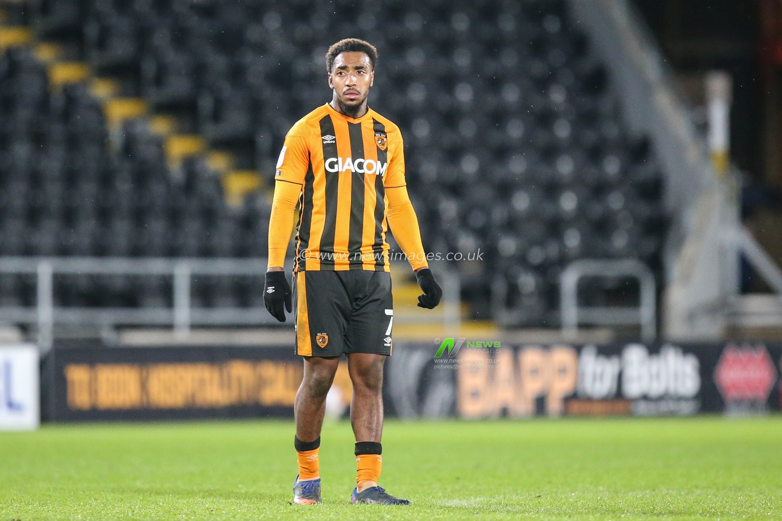 Mallik Wilks #7 of Hull City during the game