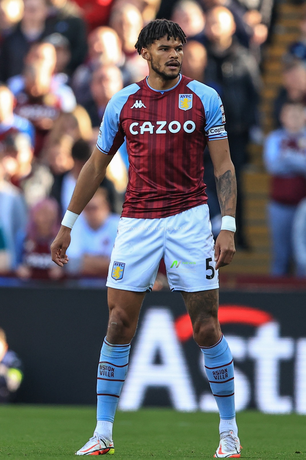 Tyrone Mings #5 of Aston Villa during the game