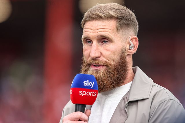 Sam Tomkins speaks on Sky Sports Rugby League ahead of the Betfred Super League round 12 match Hull KR vs Wigan Warriors at Sewell Group Craven Park, Hull, United Kingdom on 21 May 2026

(Photo by Alfie Cosgrove/News Images)