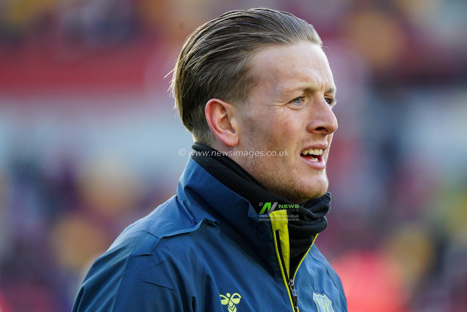 Jordan Pickford #1 of Everton