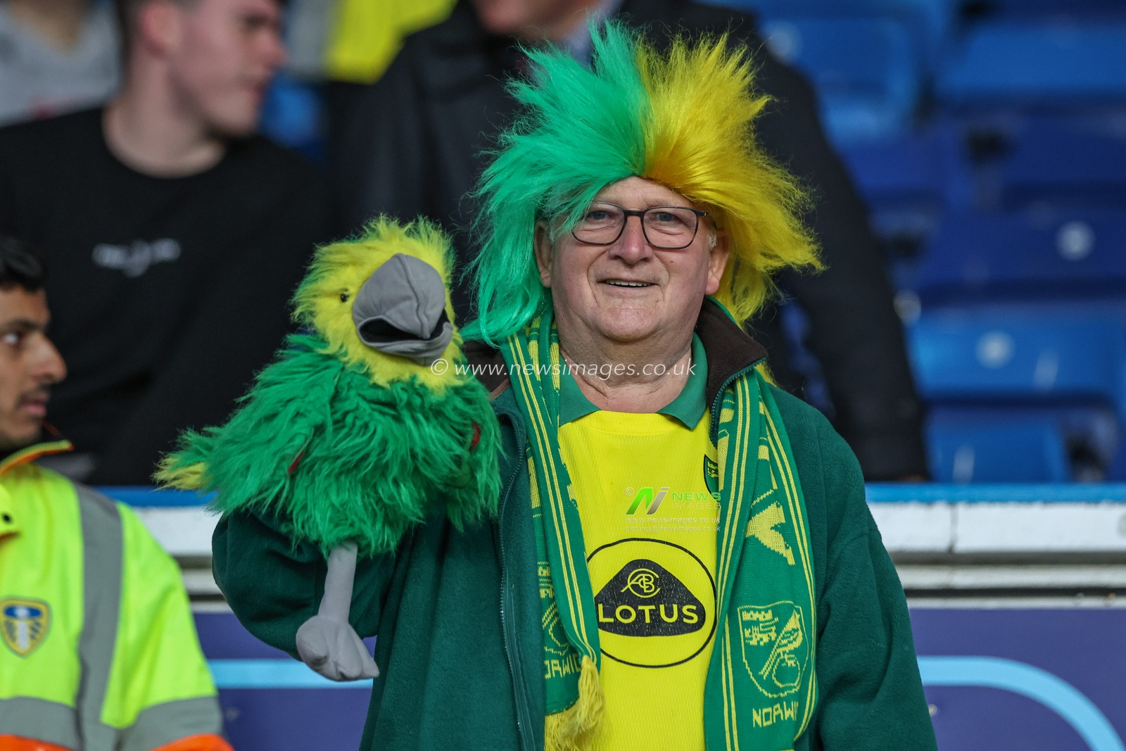 Norwich fans arrive during the Sky Bet Championship Play-off Semi Final Second Leg Leeds United vs Norwich City at Elland Road, Leeds, United Kingdom, 16th May 2024

(Photo by Mark Cosgrove/News Images)