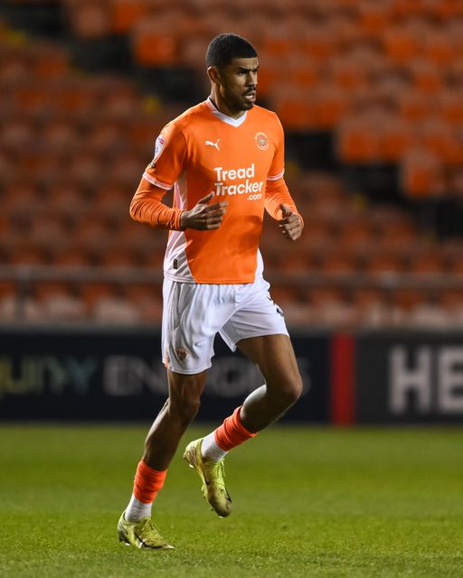 Ashley Fletcher of Blackpool during the Vertu Trophy match Blackpool vs Aston Villa U21 at Bloomfield Road, Blackpool, United Kingdom, 17th December 2024

(Photo by Craig Thomas/News Images)