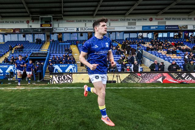 Josh Thewlis of Warrington Wolves in the pre-game warm up during the Betfred Super League Round 3 match Warrington Wolves vs Wakefield Trinity at The Halliwell Jones Stadium, Warrington, United Kingdom on 28 February 2026

(Photo by Alfie Cosgrove/News Images)