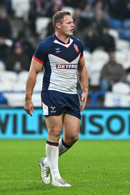 Tom Burgess of England during the Rugby League International match England vs Tonga at John Smith's Stadium, Huddersfield, United Kingdom, 28th October 2023

(Photo by Craig Thomas/News Images)