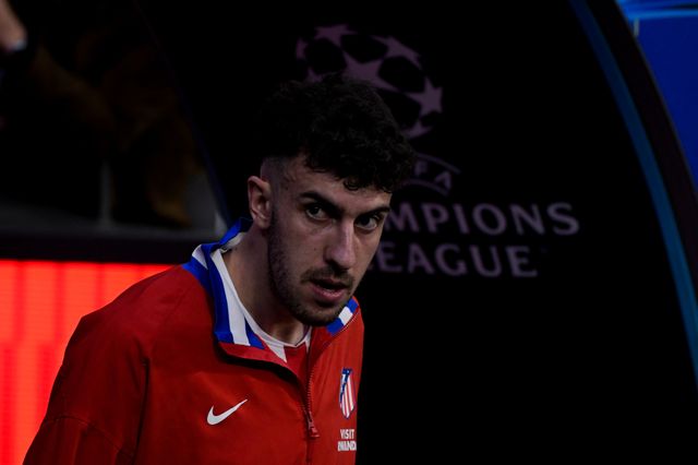 Matteo Ruggeri of Atletico de Madrid during the UEFA Champions League Quarter Finals match Atletico Madrid vs Barcelona at Riyadh Air Metropolitano, Madrid, Spain on 14 April 2026

(Photo by Samuel Carreno/News Images)