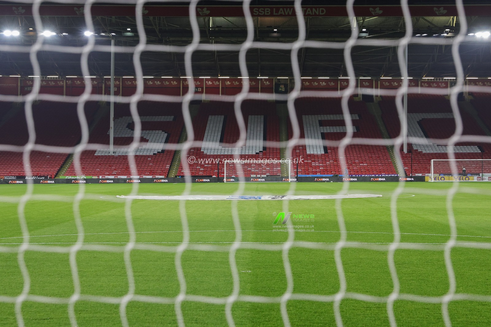 A general view inside of Bramall Lane, home of Sheffield United ahead of the Premier League match Sheffield United vs Liverpool at Bramall Lane, Sheffield, United Kingdom, 6th December 2023

(Photo by Mark Cosgrove/News Images)