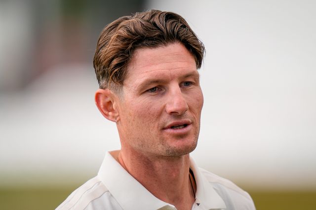 Cameron Bancroft walks after victory during the county Championship Division Two day 4 Derbyshire vs Gloucestershire at The Central Co-Op County Ground, Derby, United Kingdom on 27 April 2026

(Photo by Maynard Manyowa/News Images)