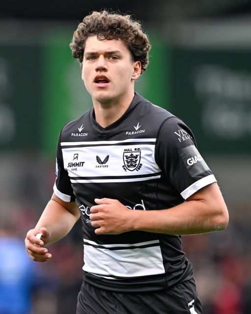 Lewis Martin Hull FC during the Betfred Super League Round 16 match Salford Red Devils vs Hull FC at Salford Community Stadium, Eccles, United Kingdom, 7th July 2024

(Photo by Cody Froggatt/News Images)