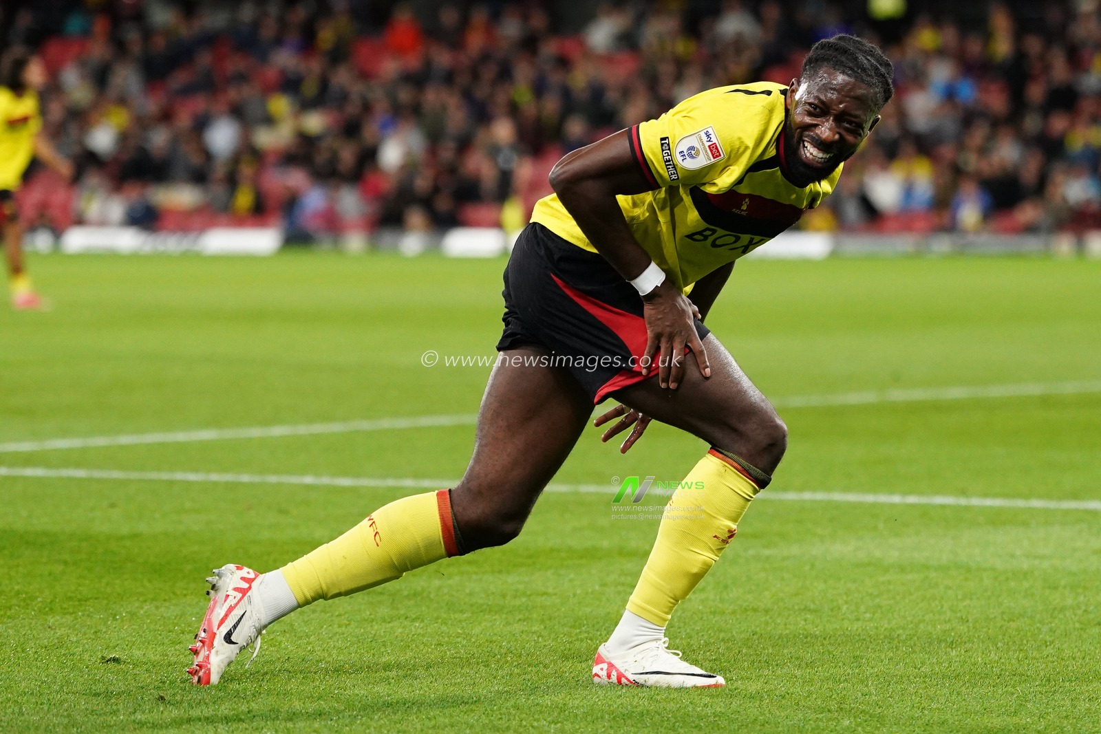 Omar Traore of Watford during the Sky Bet Championship match Watford vs Preston North End at Vicarage Road, Watford, United Kingdom on 08 September 2026

(Photo by Harvey Murphy/News Images)