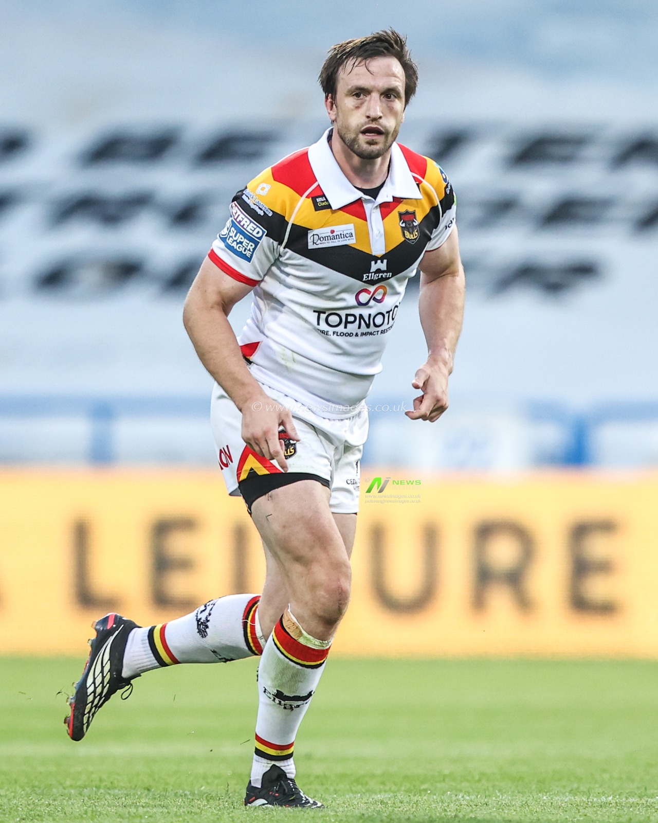 Joe Mellor of Bradford Bulls during the Betfred Super League round 18 match Huddersfield Giants vs Bradford Bulls at Accu Stadium, Huddersfield, United Kingdom on 10 July 2026

(Photo by Alfie Cosgrove/News Images)
