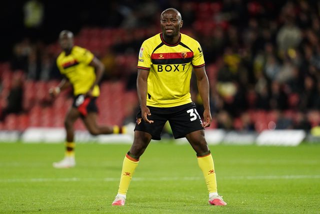 Edo Kayembe of Watford during the Sky Bet Championship match Watford vs Preston North End at Vicarage Road, Watford, United Kingdom on 08 September 2026

(Photo by Harvey Murphy/News Images)