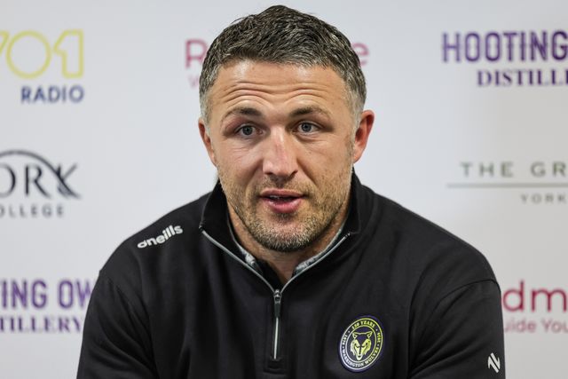 Sam Burgess head coach of Warrington Wolves speaks in the post match press conference during the Betfred Super League Round 4 match York Knights vs Warrington Wolves at LNER Community Stadium, York, United Kingdom on 06 March 2026

(Photo by Mark Cosgrove/News Images)