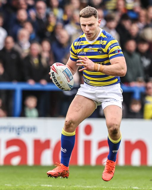 George Williams of Warrington Wolves during the Betfred Super League round 7 match Warrington Wolves vs Leigh Leopards at The Halliwell Jones Stadium, Warrington, United Kingdom on 04 April 2026

(Photo by Alfie Cosgrove/News Images)