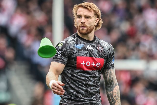 Adam Keighran of Wigan Warriors in the pre-game warm up during the Betfred Super League round 7 match St Helens vs Wigan Warriors at The BrewDog Stadium, St Helens, United Kingdom on 03 April 2026

(Photo by Alfie Cosgrove/News Images)