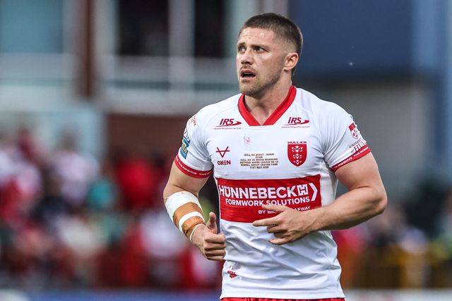 Ryan Hampshire of Hull KR during the Betfred Super League round 12 match Hull KR vs Wigan Warriors at Sewell Group Craven Park, Hull, United Kingdom on 21 May 2026

(Photo by Alfie Cosgrove/News Images)