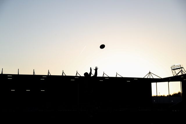 Wakefield Trinity players during the pre-game warm up ahead of the Betfred Super League  Round 7 match St Helens vs Wakefield Trinity at Totally Wicked Stadium, St Helens, United Kingdom, 11th April 2025

(Photo by Gareth Evans/News Images)