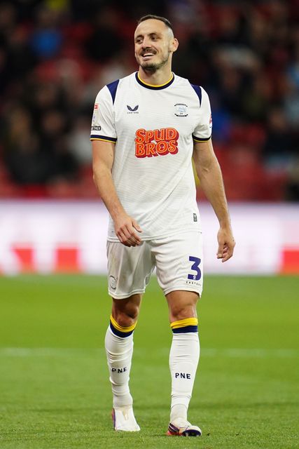 Andrija Vukcevic of Preston North End during the Sky Bet Championship match Watford vs Preston North End at Vicarage Road, Watford, United Kingdom on 08 September 2026

(Photo by Harvey Murphy/News Images)