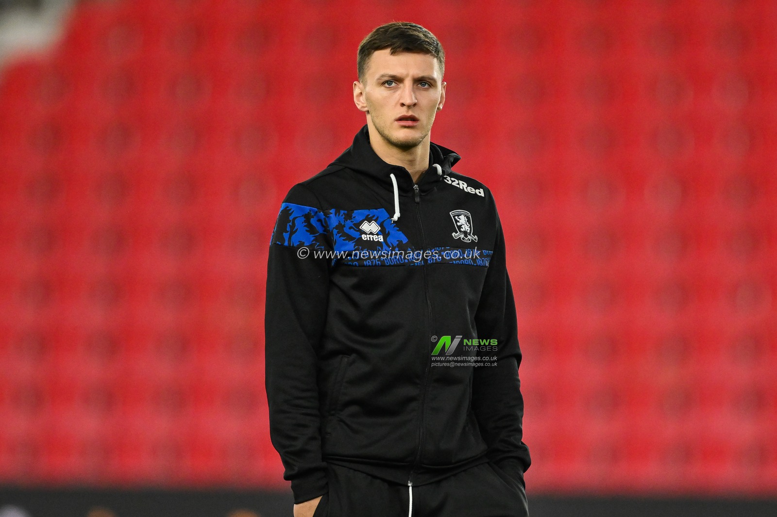 Dael Fry of Middlesbrough arrives ahead of the Sky Bet Championship match Stoke City vs Middlesbrough at Bet365 Stadium, Stoke-on-Trent, United Kingdom, 25th February 2025

(Photo by Craig Thomas/News Images)