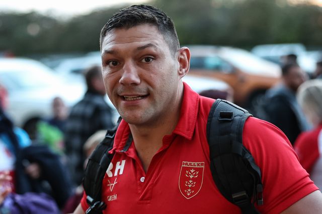Ryan Hall of Hull KR during the Betfred Super League Semi-Finals match Hull KR vs Warrington Wolves at Sewell Group Craven Park, Kingston upon Hull, United Kingdom, 4th October 2024

(Photo by Mark Cosgrove/News Images)