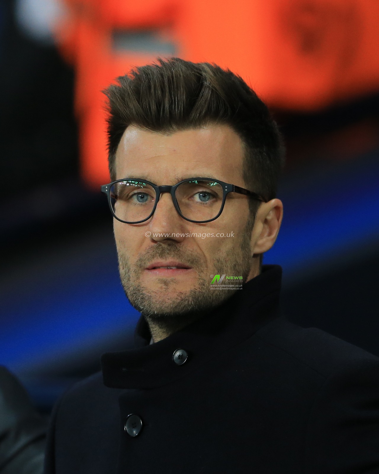 7th March 2018 , Etihad Stadium, Manchester, England; Champions League Round of 16 leg 2, Manchester City versus FC Basel; Raphael Wicky manager of FC Basel