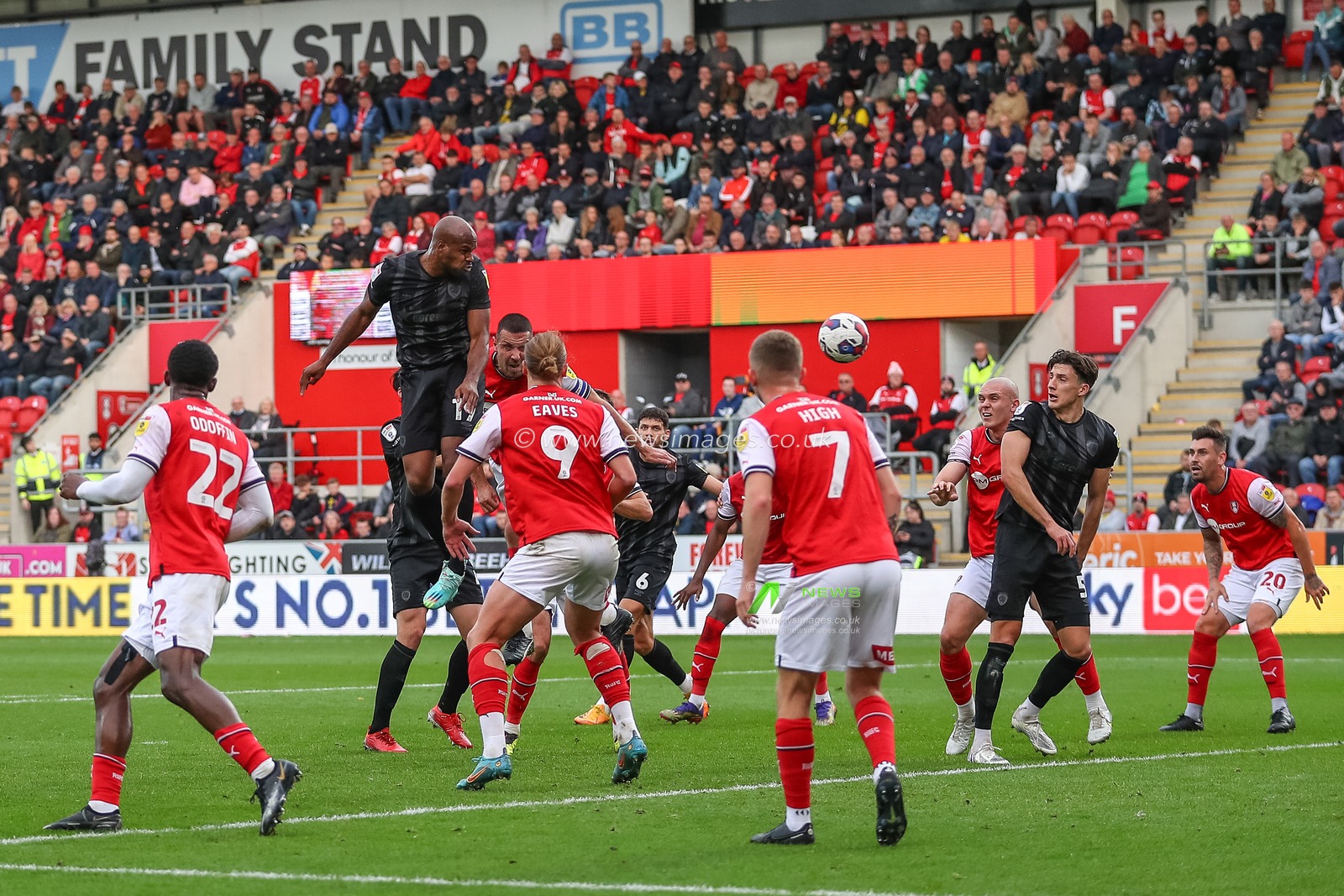 Ã“scar EstupiÃ±Ã¡n #19 of Hull City has a shot at goal during the Sky Bet Championship match Rotherham United vs Hull City at New York Stadium, Rotherham, United Kingdom, 22nd October 2022

(Photo by Gareth Evans/News Images)