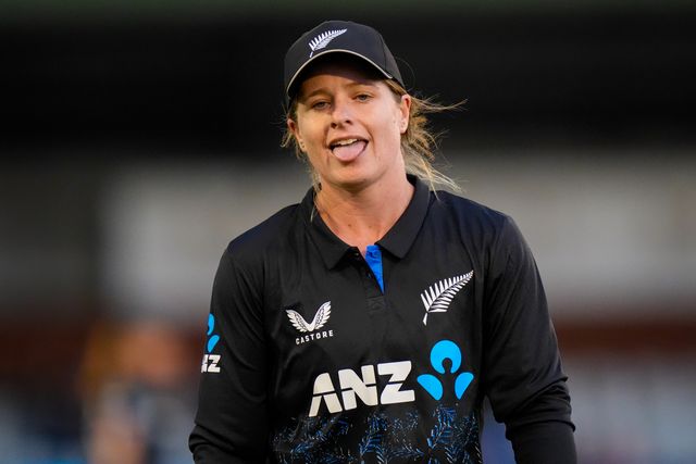 Brooke Halliday  of New Zealand during the England Women v New Zealand 1st Vitality IT20 match at The Central Co-Op County Ground, Derby, United Kingdom on 20 May 2026

(Photo by Maynard Manyowa/News Images)
