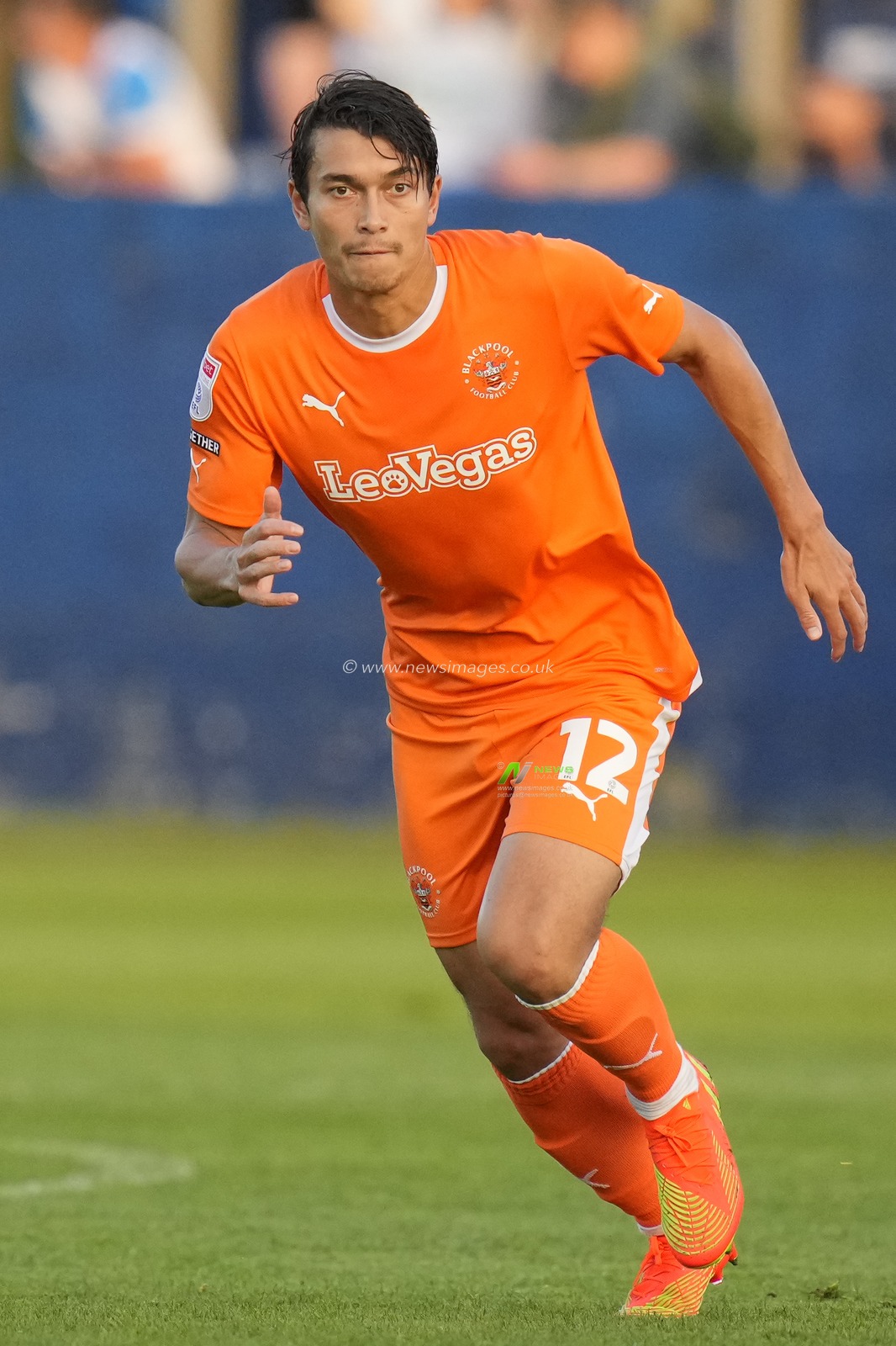 Kenny Dougall #12 of Blackpool during the EFL Trophy match Barrow vs Blackpool at SO Legal Stadium, Barrow-in-Furness, United Kingdom, 5th September 2023

(Photo by Steve Flynn/News Images)