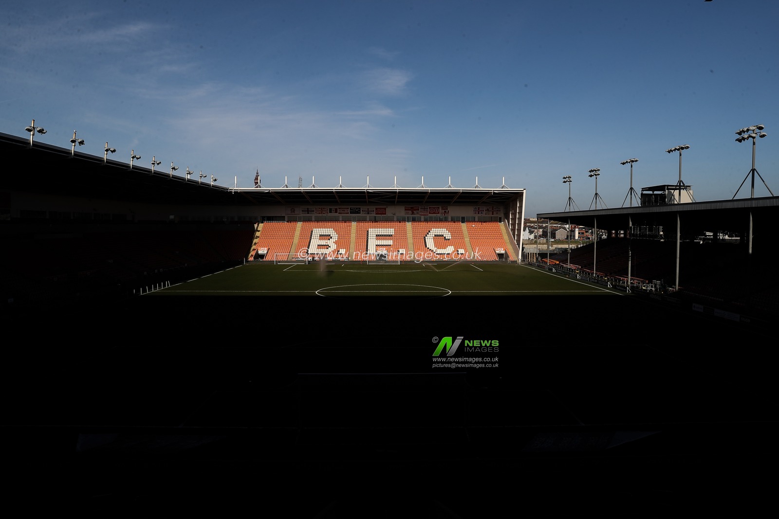 A general view inside of Bloomfield Road, home of Blackpool ahead of the Sky Bet League 1 match Blackpool vs Charlton Athletic at Bloomfield Road, Blackpool, United Kingdom, 1st February 2025

(Photo by Gareth Evans/News Images)