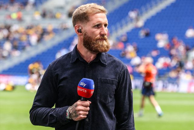 Sam Tomkins speaks on Sky Sports during the Betfred Super League Magic Weekend match Wakefield Trinity vs Castleford Tigers at Hill Dickinson Stadium, Liverpool, United Kingdom on 05 July 2026

(Photo by Alfie Cosgrove/News Images)