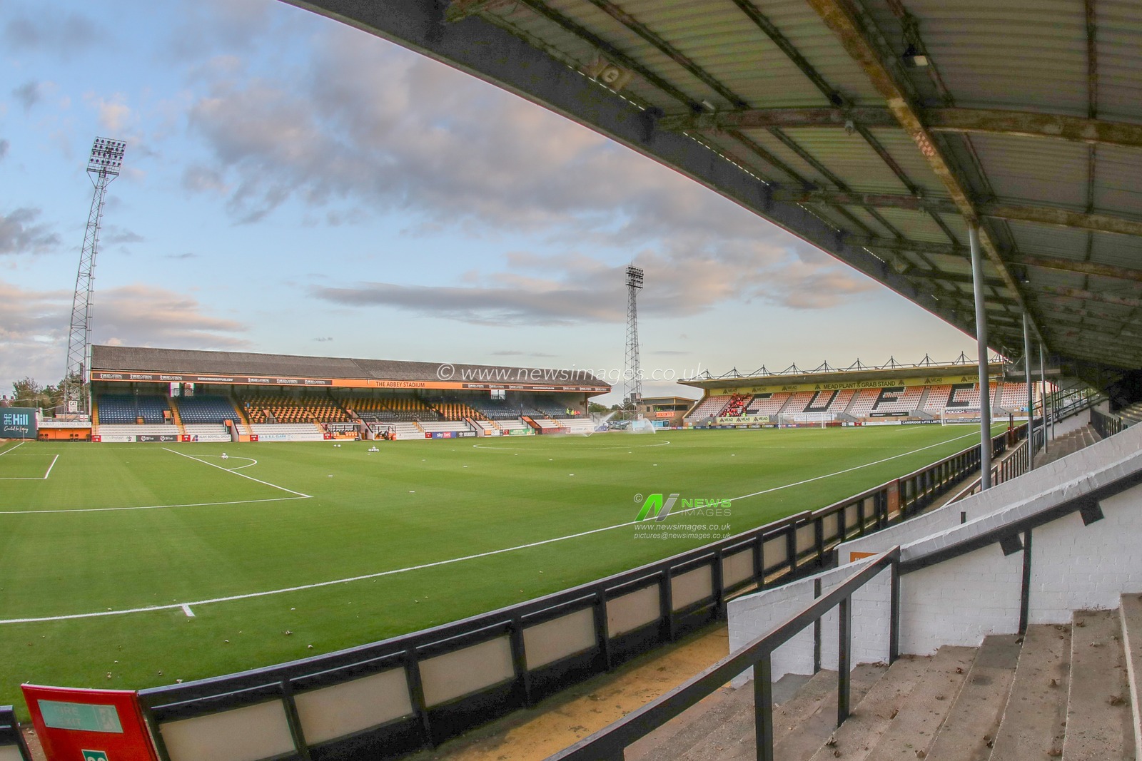 A general view of Abbey Stadium during the Sky Bet League 1 match Cambridge United vs Barnsley at Abbey Stadium, Cambridge, United Kingdom, 3rd October 2023

(Photo by Alfie Cosgrove/News Images)