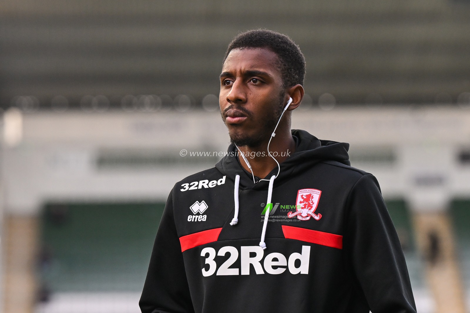 Isaiah Jones #11 of Middlesbrough arrives ahead of the Sky Bet Championship match Plymouth Argyle vs Middlesbrough at Home Park, Plymouth, United Kingdom, 4th November 2023

(Photo by Craig Thomas/News Images)