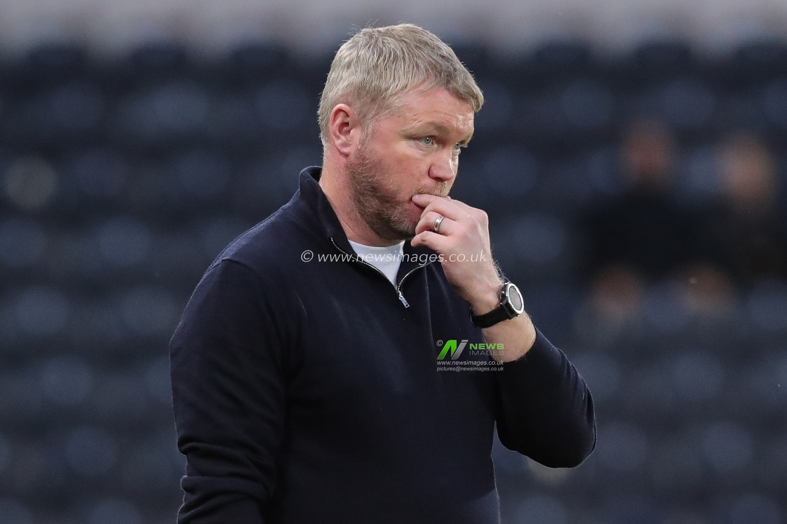 Grant McCann manager of Doncaster Rovers during the Carabao Cup match Hull City vs Doncaster Rovers at MKM Stadium, Hull, United Kingdom, 8th August 2023

(Photo by James Heaton/News Images)