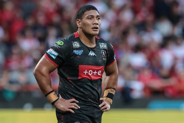 Patrick Mago of Wigan Warriors during the Betfred Super League round 12 match Hull KR vs Wigan Warriors at Sewell Group Craven Park, Hull, United Kingdom on 21 May 2026

(Photo by Mark Cosgrove/News Images)