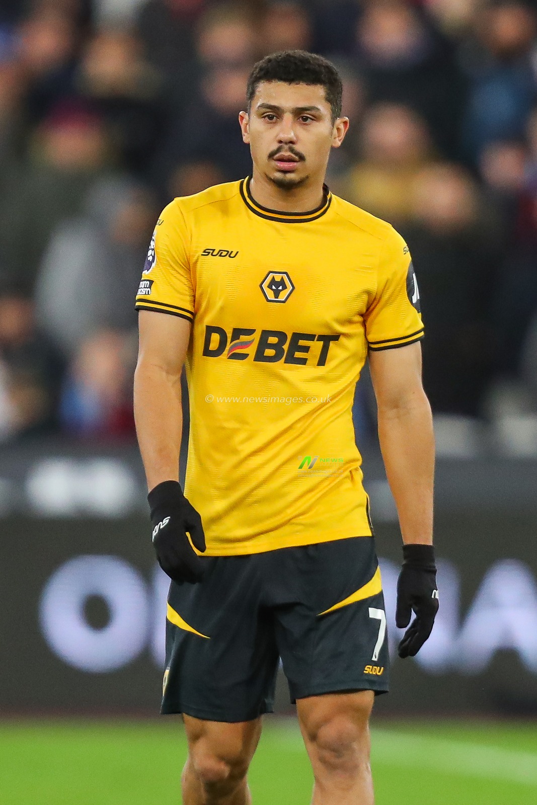 AndrÃ© of Wolverhampton Wanderers during the Premier League match West Ham United vs Wolverhampton Wanderers at London Stadium, London, United Kingdom, 9th December 2024

(Photo by Izzy Poles/News Images)