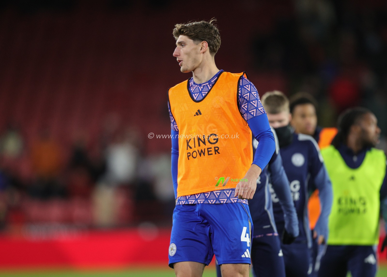 Ben Nelson of Leicester City in the pregame warmup session during the Sky Bet Championship match Sheffield United vs Leicester City at Bramall Lane, Sheffield, United Kingdom, 1st January 2026

(Photo by Richard Bierton/News Images)

*** GER AUT SUI OUT ***