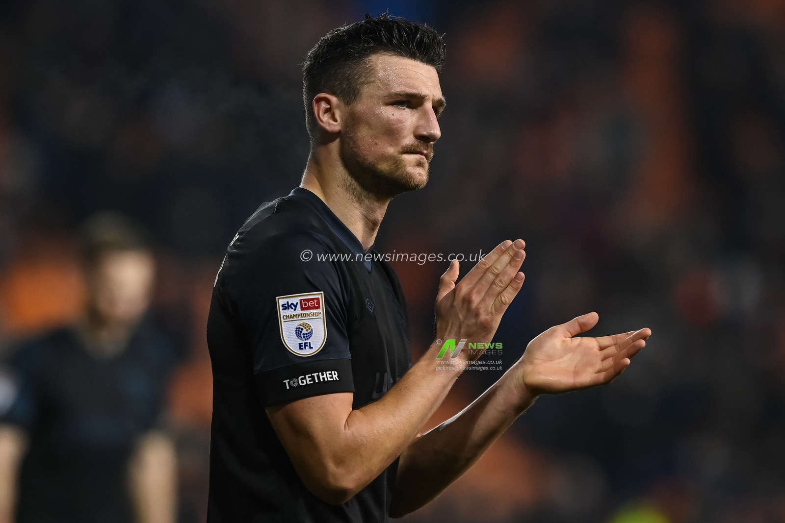 Matty Pearson #4 of Huddersfield Town applauds the fans at the end of the Sky Bet Championship match Blackpool vs Huddersfield Town at Bloomfield Road, Blackpool, United Kingdom, 7th February 2023

(Photo by Craig Thomas/News Images)