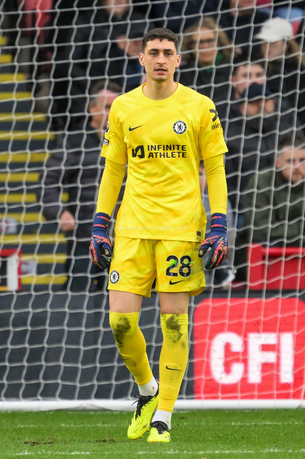Djordje PetroviÄ‡ of Chelsea during the Premier League match Sheffield United vs Chelsea at Bramall Lane, Sheffield, United Kingdom, 7th April 2024

(Photo by Craig Thomas/News Images)