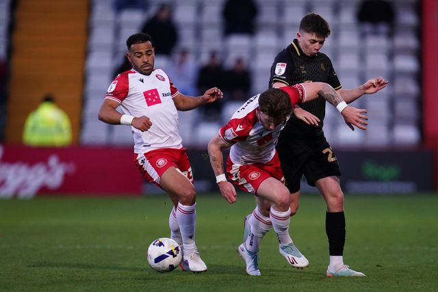 during the Sky Bet League One match Stevenage vs Barnsley at Lamex Stadium, Stevenage, United Kingdom on 21st April 2026

(Photo by Harvey Murphy/News Images)
